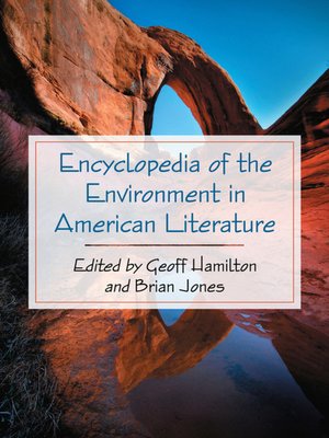 cover image of Encyclopedia of the Environment in American Literature